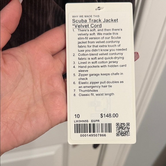 Lululemon Scuba Track Jacket in Espresso - Picture 8 of 8